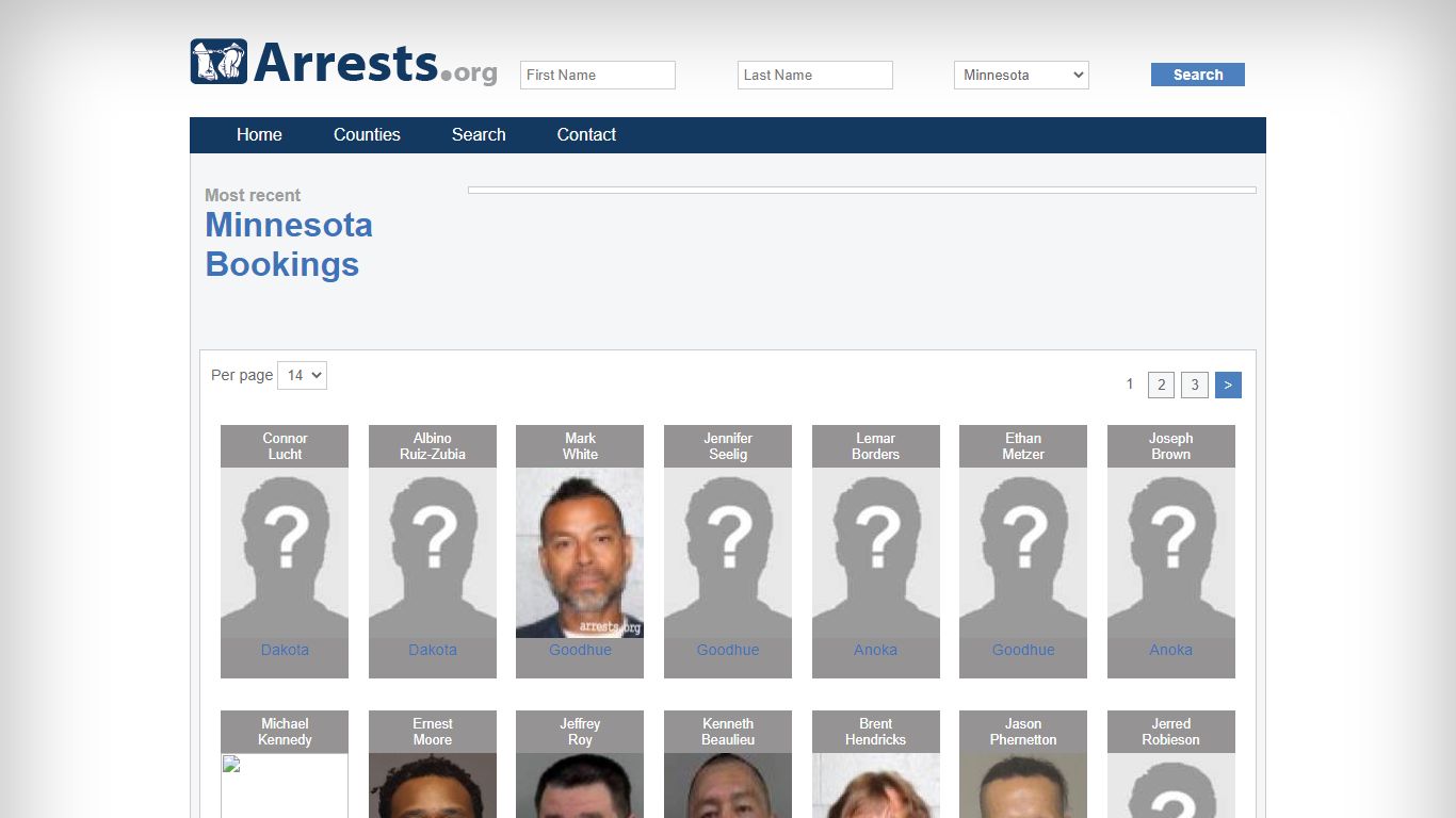 Minnesota Arrests and Inmate Search